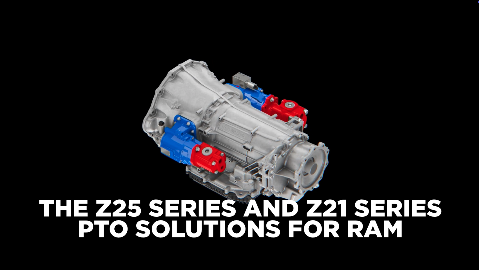 VIDEO: Z21 Series and Z25 Series: PTO Solutions for TorqueFlite HD